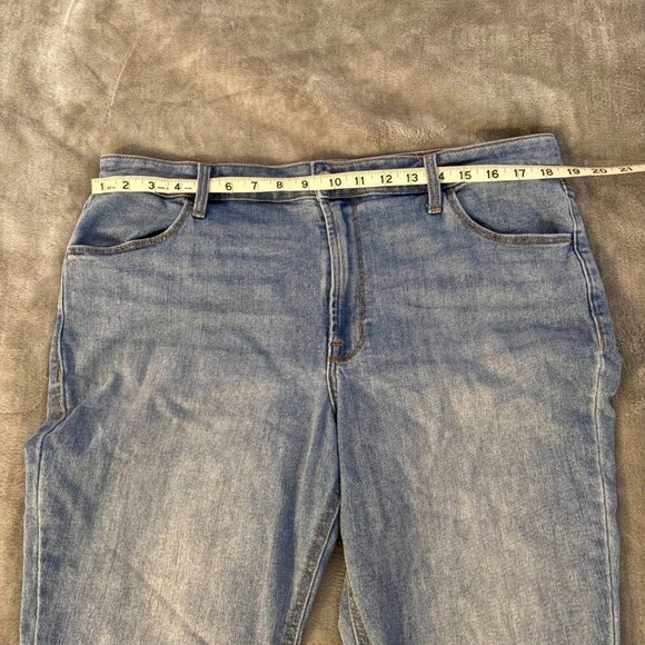 old navy high rise super skinny light blue jeans size 16 - Picture 8 of 9